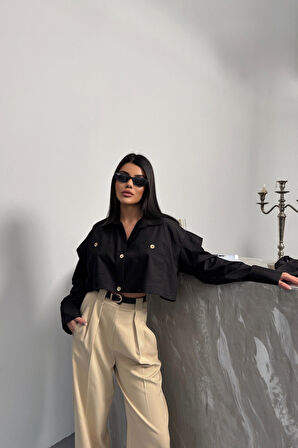 TASARIM GÖMLEK - Siyah