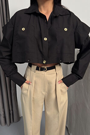 TASARIM GÖMLEK - Siyah