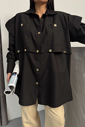 TASARIM GÖMLEK - Siyah