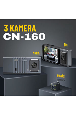 CN-160 2 MP Araç Kamerası 3 kameralı