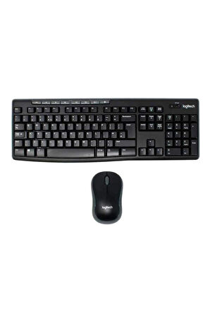 Mk270 920-004525 Nano Usb Q Tr Optik Siyah Kablosuz Klavye Mouse Set