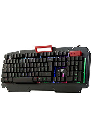 Kb-r800 Metafor Usb Rgb Aydınlatmalı Metal Yüzey Gaming Klavye