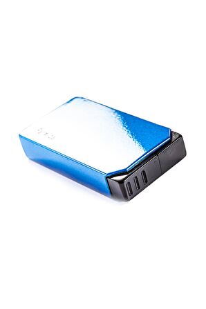 Parmida Çift Torch Delicili Puro Çakmağı Slim Mavi
