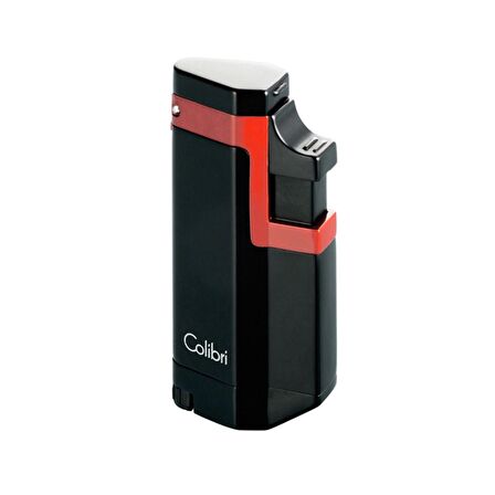 Colibri Tribeca Jet Alev Puro Çakmağı Siyah/Kırmızı
