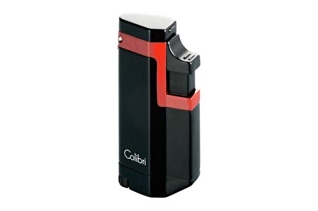 Colibri Tribeca Jet Alev Puro Çakmağı Siyah/Kırmızı