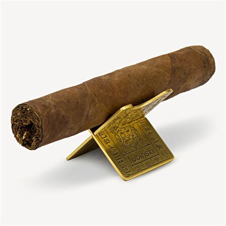 Lubinski Özel Kabartma Motifli Puro Sehpası Gold