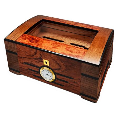 Lubinski Cedar Puro Kutusu Humidor Kahve 75s