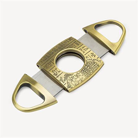 Lubinski Metal Puro Kesici Lazer Bıçak Kabartma İşlemeli Gold(60Ring)