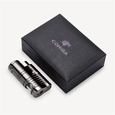 Cohiba Dört Torch Delicili Puro Çakmağı Gunmetal