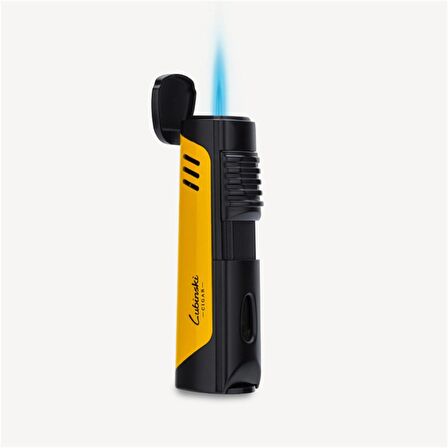 Lubinski Tek Torch Delicili Puro Çakmağı Sarı-Siyah