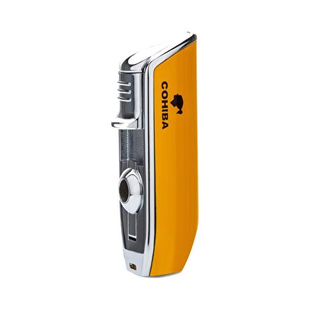 Cohiba Classic Üç Torch Delicili Puro Çakmağı Sarı