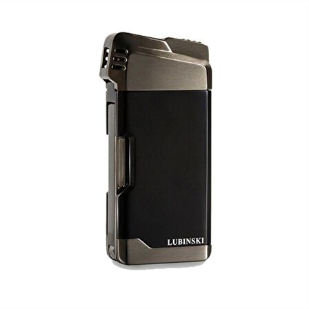 Lubinski Kaşıklı Pipo Çakmağı Siyah