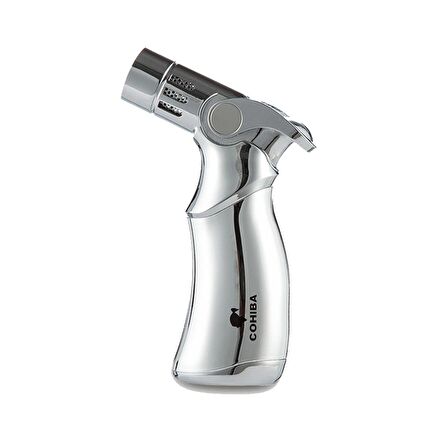 Cohiba Dört Torch Masa Çakmağı Silver