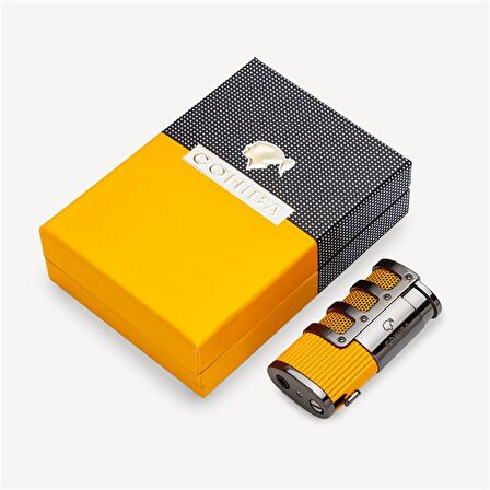 Cohiba Classics Üç Torch Delicili Puro Çakmağı Sarı