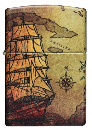 Zippo Pirate Ship Design Çakmak