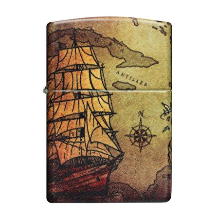 Zippo Pirate Ship Design Çakmak