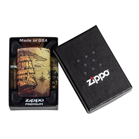 Zippo Pirate Ship Design Çakmak