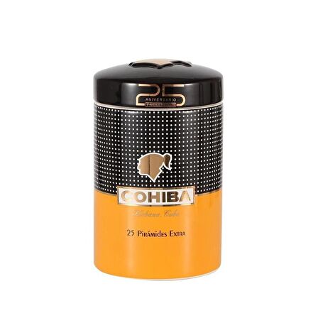 Cohiba Piramides 25.Ani Jar Humidor Puro Kutusu Kavanoz 15's