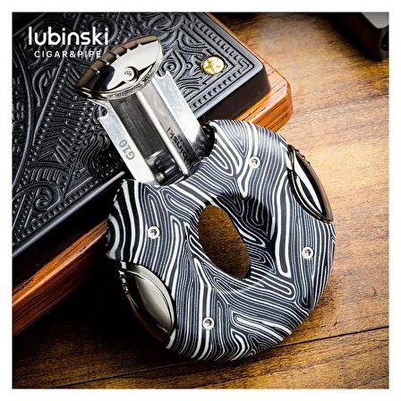 Lubinski Yuvarlak Puro Kesici V-Cut Black Pattern(60Ring)