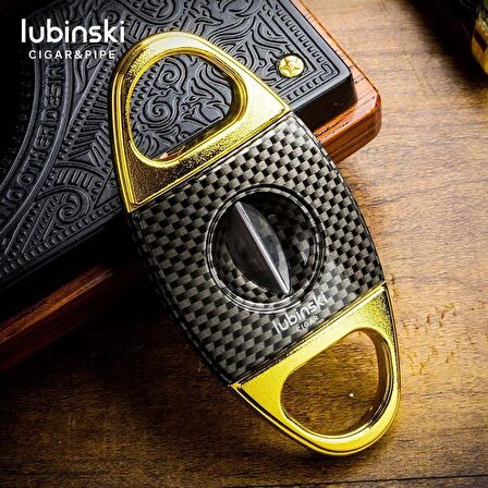 Lubinski Puro Kesici V-Cut Carbon-Gold (60Ring)