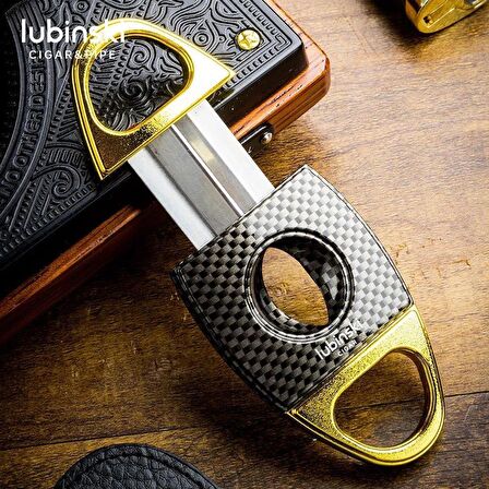 Lubinski Puro Kesici V-Cut Carbon-Gold (60Ring)