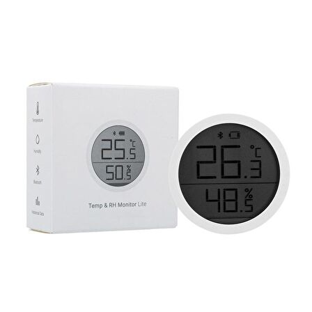 Lubinski Bluetooh Dijital Nem Ölçer Higrometre 6 cm