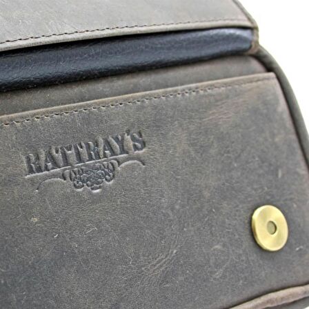 Rattray's Peat Pipe Bag 1 Kahve Deri Pipo Çantası