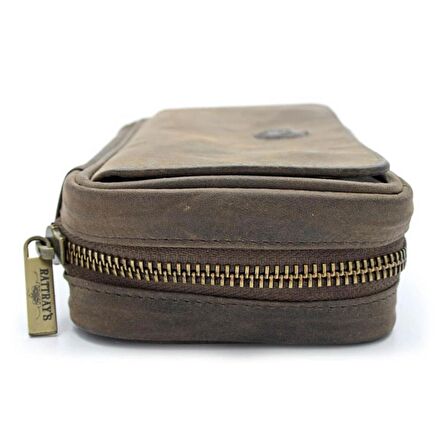 Rattray's Peat Pipe Bag 1 Kahve Deri Pipo Çantası