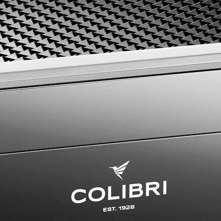 Colibri Rally Humidor Puro Kutusu Piano Navy/Silver 120's