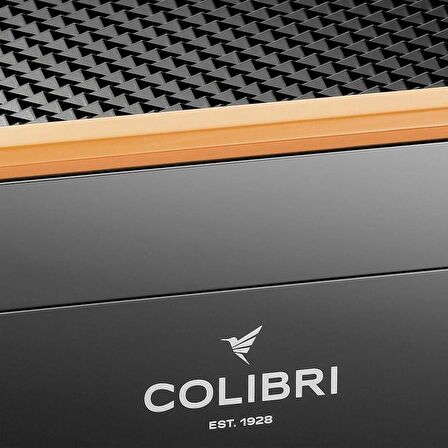 Colibri Rally Humidor Puro Kutusu Piano Siyah/Gold 120's