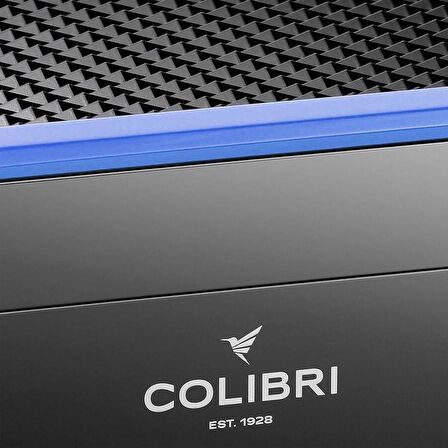 Colibri Rally Humidor Puro Kutusu Piano Siyah/Mavi 120's