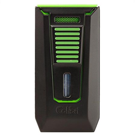 Colibri Slide 2 Torch Pürmüz Siyah-Yeşil Puro Çakmağı