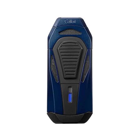 Colibri Boss 3 Torch Pürmüz Mavi-Siyah Puro Çakmağı