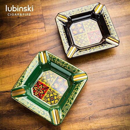 Lubinski Authentic Design Dörtlü Puro Küllüğü Siyah