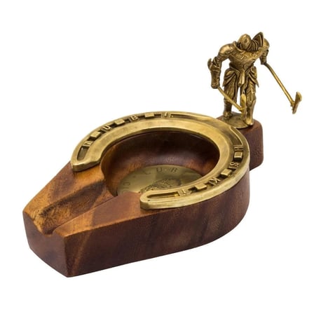 Lubinski Special Edition Horse Shoe Knight Tekli Metal-Ahşap Puro Küllüğü