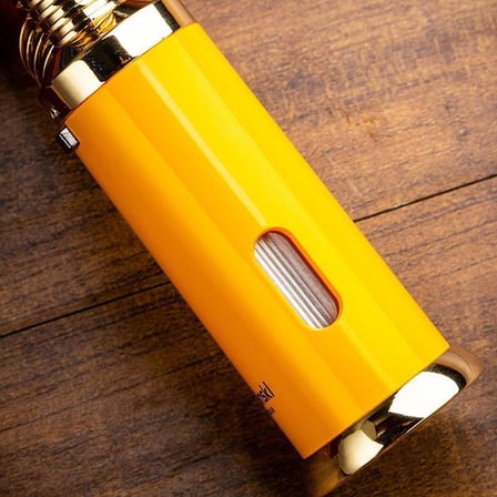 Lubinski Retro Tek Torch Masa Tipi Puro Çakmağı Beyaz