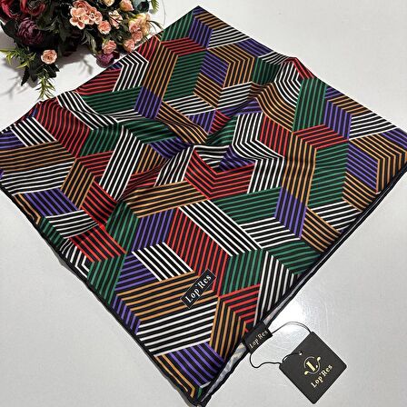 Lopres Dijital Twill Eşarp VX0207