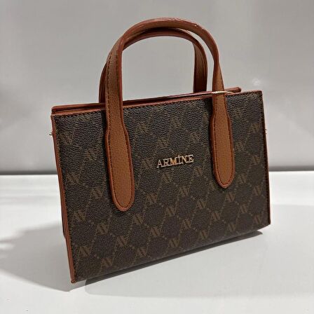 Armine Kadın Çanta Noktalı Kahve AR36303