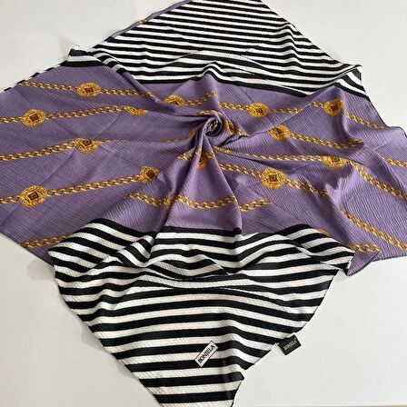 Bonjela Desenli Mio Cazz Eşarp BJ2001