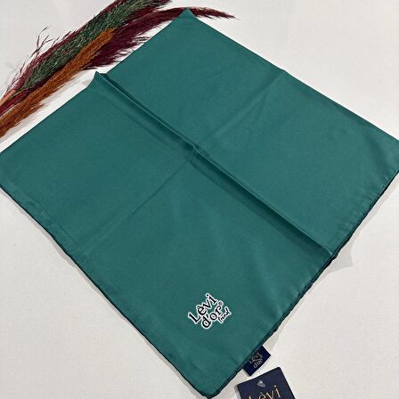 Levi'dor Trend Düz Renk Eşarp Zümrüt LVB57