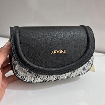Armine Bayan Çanta Noktalı Gri AR38505