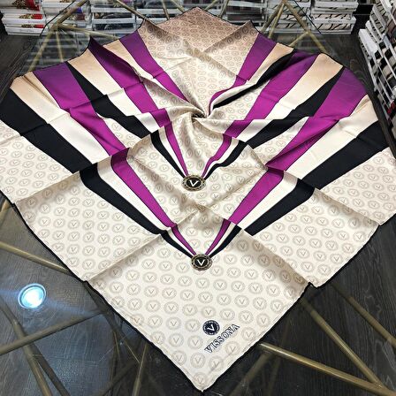 Vissona Twill İpek Eşarp IPK3105