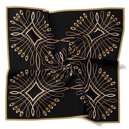 Bonjela Soft Pamuklu Eşarp Özel Seri Gold LDB5203