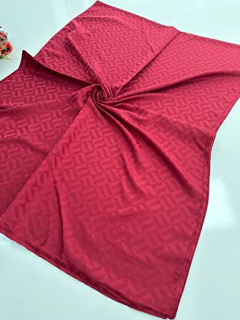 Locella Jakar Şal F Desen Bordo JSL1018
