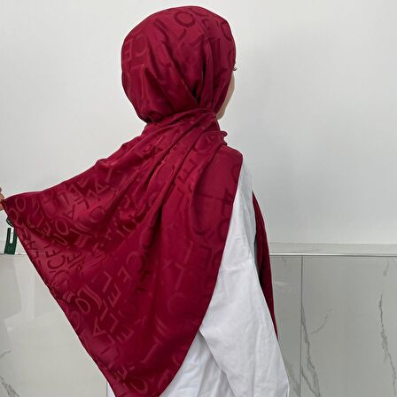 Locella Jakar Şal Bordo JSL1104