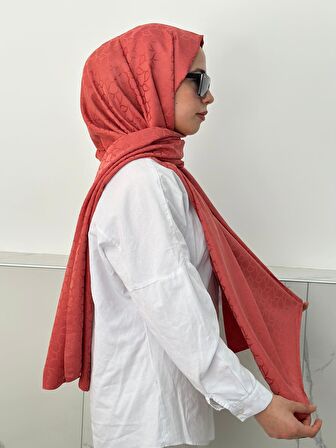 Locella Jakar Şal Koyu Nar Çiçeği JSL1221