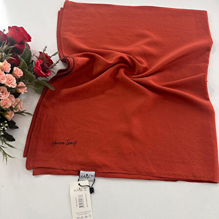 Harem Vual İpeksi Şal Tarçın HVH0109