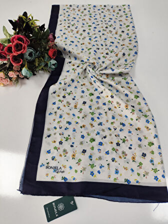 Yazlık İnce Bonjela Sport Desenli Pamuklu Şal LBS0302