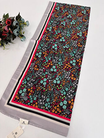 Quare Soft Pamuklu Desenli Şal LDSQ1402