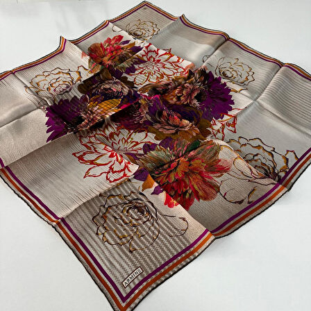 Armine Sura Saf İpek Eşarp 24-25 Sonbahar Kış Sezonu PKT0809